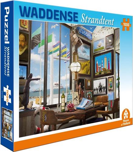 Waddense Strandtent CafÃ© Puzzel 1000 Stukjes