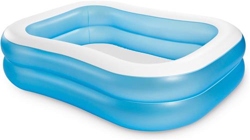 Intex 57180NP Wet Set Collection Family Pool Opblaaszwembad 203x152x48 cm Blauw/Wit