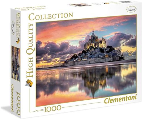 Clementoni - Puzzel 1000 Stukjes - High Quality - Mont Saint-Michel - Puzzel Voor Volwassenen