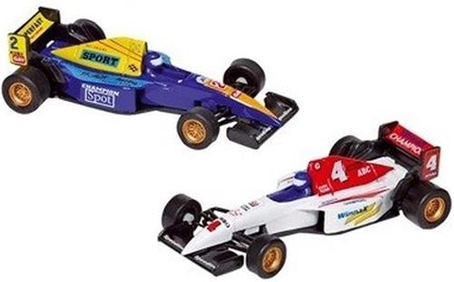 Goki - Raceauto speelgoed set van 2x stuks Formule 1 racewagens van 10 cm