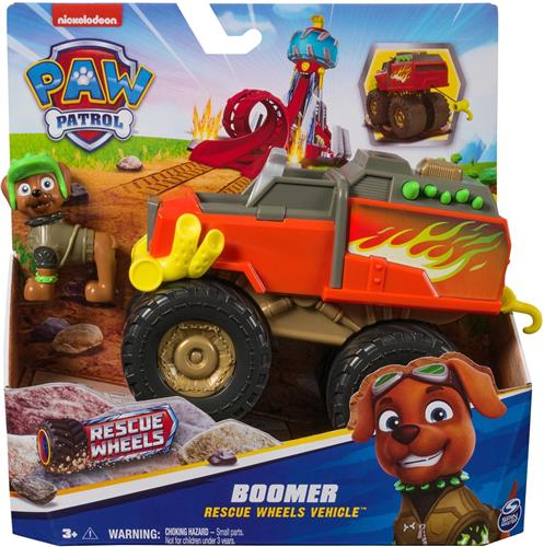 PAW Patrol Reddingswagens - Monstertruck met Boomer speelfiguur - Speelgoedauto