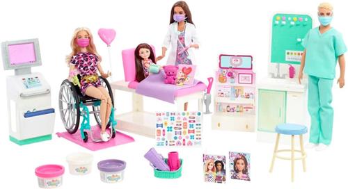 Barbie Careers Medische Speelset Ziekenhuis met dokter Barbie en Dokter Ken - Barbiepop