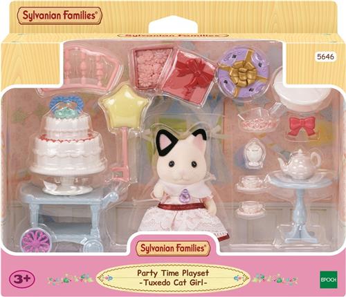 Sylvanian Families 5646 feest speelset- Tuxedo kat meisje