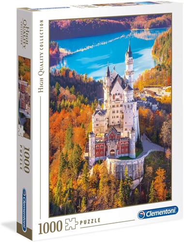 Clementoni - Puzzel 1000 Stukjes - High Quality - Neuschwastein - Puzzel Voor Volwassenen