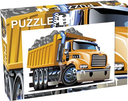 Puzzel Big Truck - 56 Stukjes