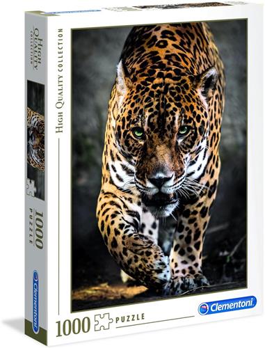 Clementoni - Puzzel 1000 Stukjes High Quality Collection - Walk of the Jaguar Puzzel Voor Volwassenen en Kinderen, 14-99 jaar, 39326