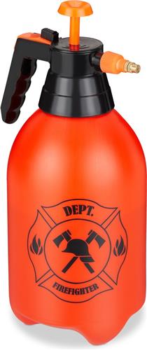 Relaxdays waterpistool brandweer - 3 l tank - brandblusser speelgoed - water - kinderen