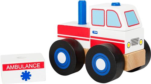 Houten Ambulance Bouwvoertuig - Small Foot