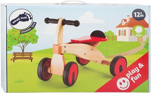 Small Foot - Houten Loopfiets Racer Rood