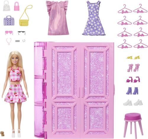 Barbie Roze Super Kledingkast - Barbiepop