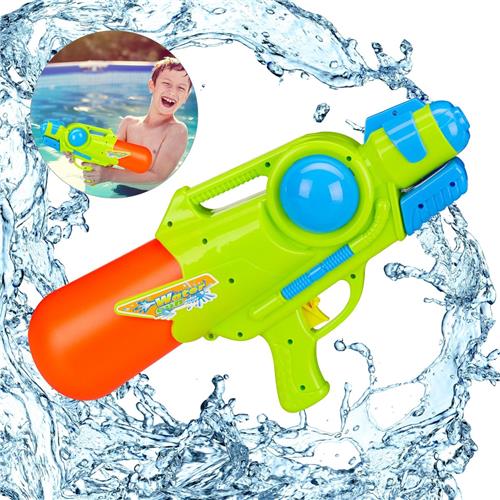 Relaxdays waterpistool - super soaker kinderen - water gun - 1 liter reservoir - gekleurd