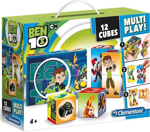 Clementoni Blokkenpuzzel Ben 10 Junior 18 Cm Hout 6-delig