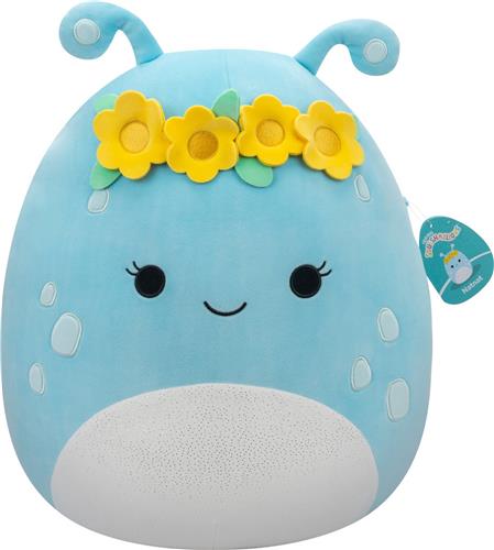 Squishmallows - Natnat Pastel Blue Alien W/Flower Crown 40cm Plush