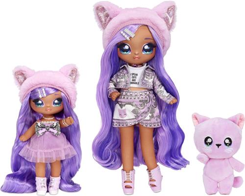 Na! Na! Na! Family Surprise Lavender Kitty Family - Modepoppen