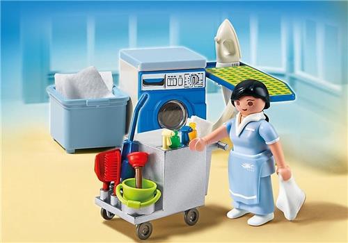 PLAYMOBIL Kamermeisje met Trolley - 5271