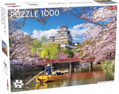 Puzzel Landscape: Cherry Blossoms in Himeji Japan - 1000 stukjes