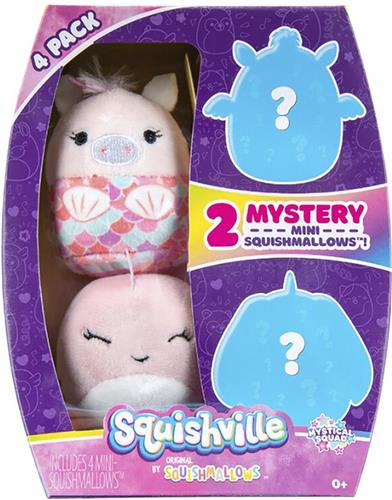 Squishville Squishmallow 4-Pack 5cm figuren assorti