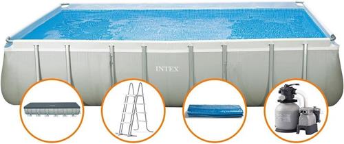 24FT X 12FT X52IN ULTRA FRAME RECTANGULAR POOL SET