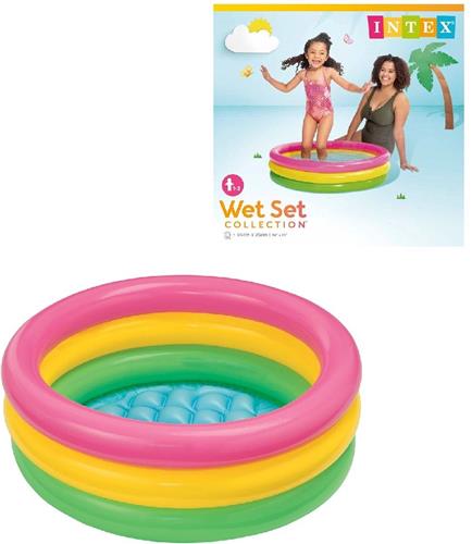 Intex Sunset Glow Baby Pool - Opblaaszwembad - Ø 86 x 25 cm