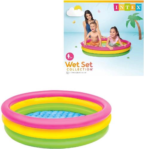 Intex Sunset Glow Pool - Opblaaszwembad - Ø 114 x 25 cm