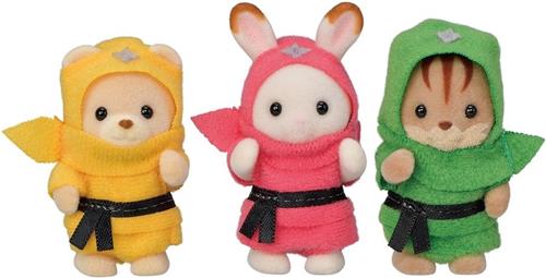 Sylvanian Families 5616 Baby Trio ( Ninja)