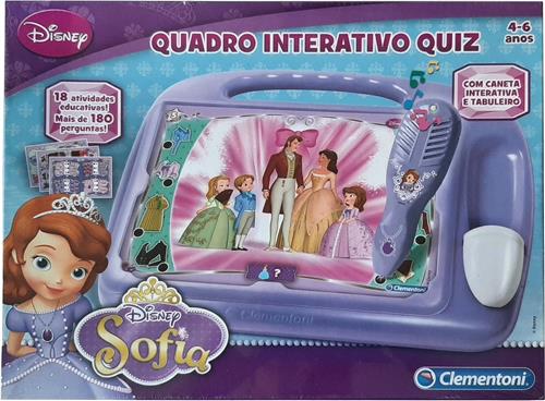 Disney Sofia - Quadro interativo quiz Clementoni - PORTUGEES