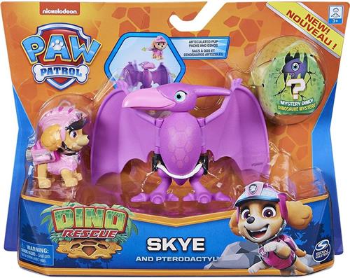 Paw Patrol Skye & Pterodactyl dino rescue set met mysterie dino