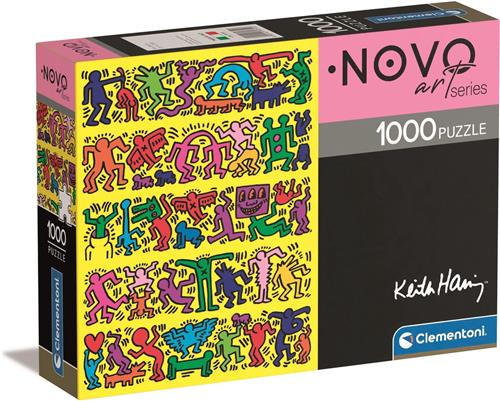 Clementoni - Puzzel 1000 Stukjes Keith Haring, Puzzel Voor Volwassenen en Kinderen, 14-99 jaar, 39755