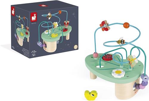 Janod Looping - Rups & Co - Lussen Met Veel Schattige Dieren! - 3-In-1 Spel: Lussen, Stapelen, In Elkaar Steken - Geschikt Vanaf 1 Jaar