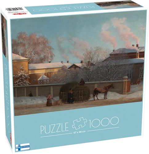 Wright: Annankatu on a cold winter morning - 1000pcs