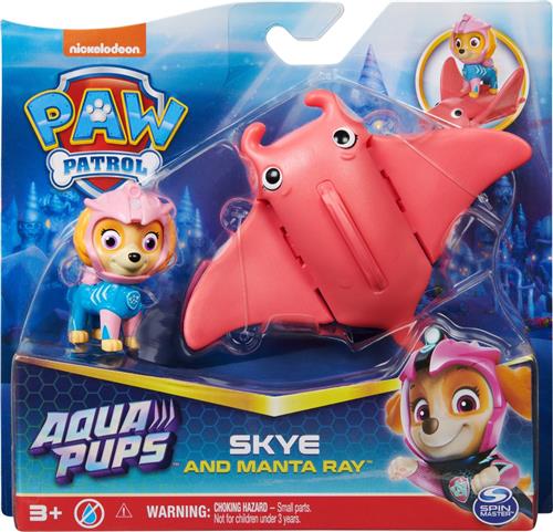 PAW Patrol Aqua Pups - Skye en Reuzenmata - Speelfigurenset