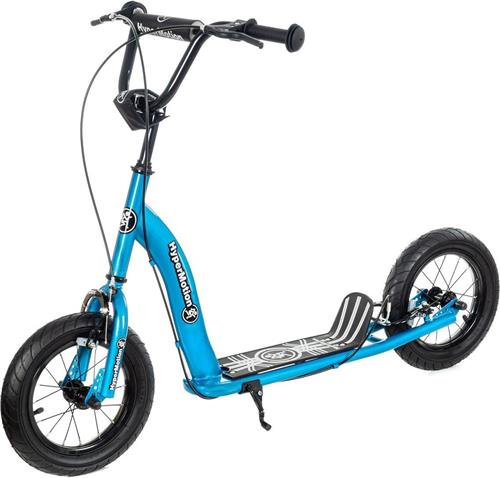 Step Volwassenen Grote Wielen Hypermotion RUBY fiets loopfiets scooter kinderfietsen meisje autoped kickbike met luchtbanden stepfiets stapfiets bike autopeds dames meisjes stepperbike 12 inch jongens kinderen stepbike volwassen Blauw