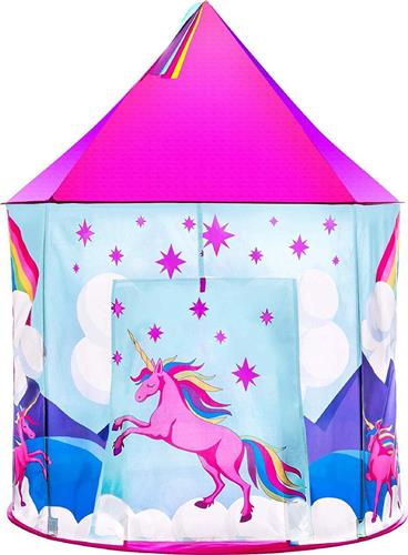 LifeGoods Speeltent - Vanaf 3 Jaar - 100x130cm - Jongens/Meisjes - Incl. Draagtas - Roze