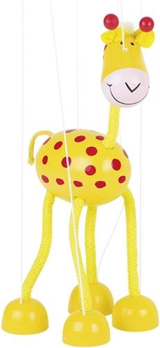 Marionet: GIRAFFE H27cm, hout, 3+