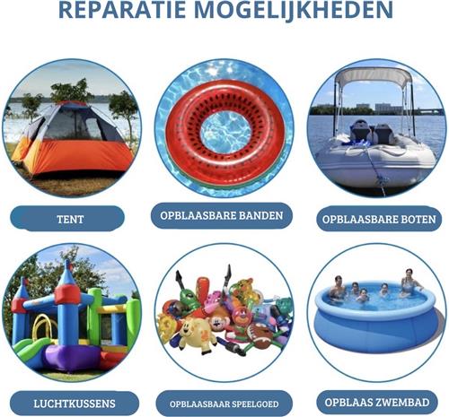 Zwembad Reparatie Set - Plakset 6 Stuks - Zwembad plakken - Babybad Repareren - Zwembad Plakkers -Merk: Intex - Hoge Kwaliteit - Thuis Zwembad - Mini Zwembad Kapot - Lek - Lekkages - Waterbestendig - Jacuzzi - Luchtbed-