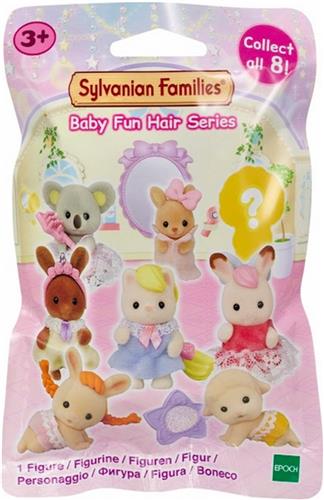 Sylvanian Families Verrassingszakjes gek haar- 1 baby figuur met accessoire