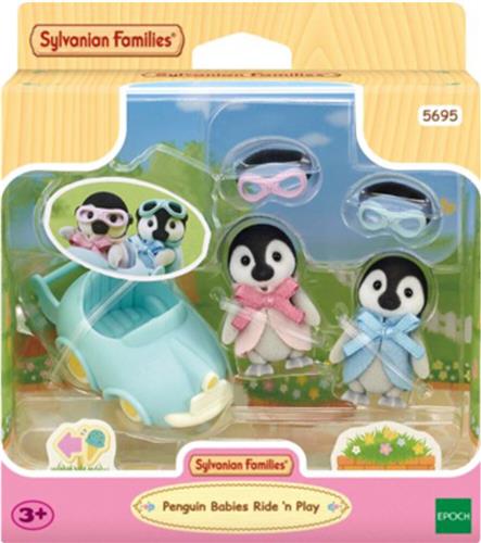 Sylvanian Families 5695 Pinguïn baby's speelset - 2 fluweelzachte baby speelfiguren-