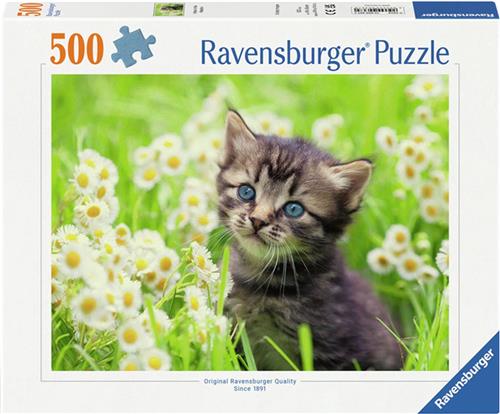 Ravensburger puzzel Katje in de wei - Legpuzzel - 500 stukjes