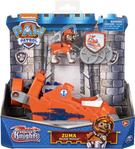 PAW Patrol Rescue Knights - Zuma- Transformerend Speelgoedauto