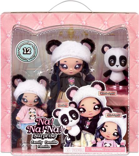 Na! Na! Na! Familiy Surprise Panda Family - Modepoppen