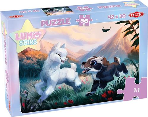 Lumo Stars Puzzel Llama and Puppy - 56 Stukjes