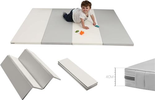 Luxe Speelmat Baby & Kind - Extra Dik 4cm - 120x160cm - OPVOUWBAAR Speelkleed Baby - Veelzijdig voor Spelen & Gym - Duurzaam met EPE Foam