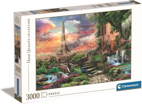 Clementoni - Puzzel 3000 Stukjes High Quality Collection Paris Dream Puzzel Voor Volwassenen en Kinderen, 14-99 jaar, 33550