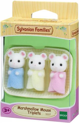 Sylvanian Families 5337 drieling marshmellow muis-fluweelzachte speelfiguren