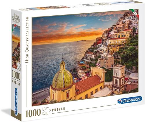 Clementoni Legpuzzel - High Quality Puzzel Collectie - Positano - 1000 stukjes, puzzel volwassenen