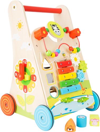 Small Foot - Houten Baby Walker Loopwagen Kleurrijk