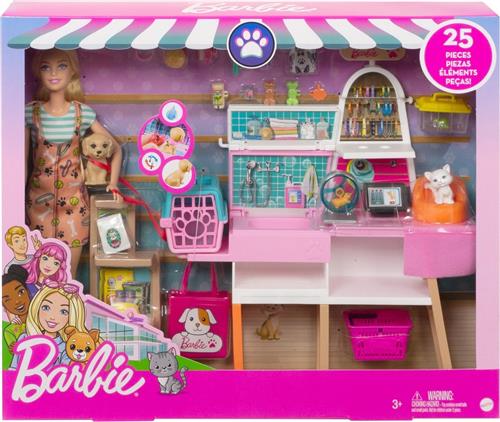 Barbie Dierenwinkel Speelset