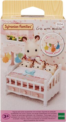 Sylvanian Families bed voor drieling met mobiel 5534