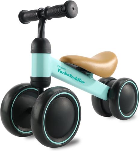 LifeGoods TurboToddler Loopfiets - Speelgoed Vanaf 1 jaar - Kinderstep - Mintgroen