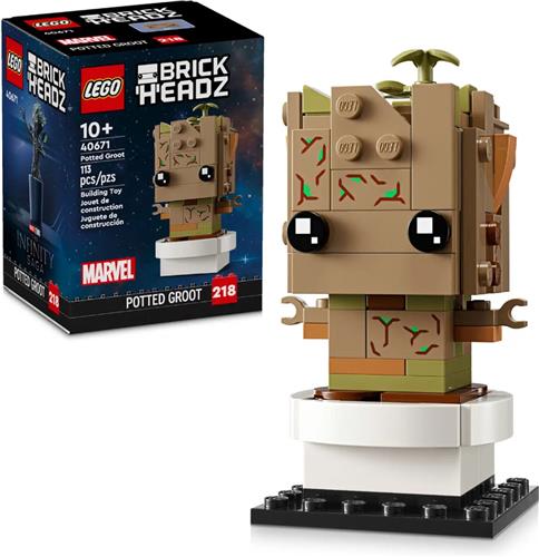 LEGO Brickheadz 40671 - Marvel Groot in Pot - Potted Groot